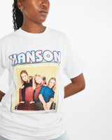 Vintage 1997 Hanson Music Tee <br>M , The Real Deal , newtown, sydney, australia, thrift store, opshop, preloved, secondhand, sustainable, retro, antique, 70s, 80s, 90s, 2000s, 00s, fashion, clothing, streetwear, trendy, garment, style, boutique, store, shop, archive, sale, cheap, best, top