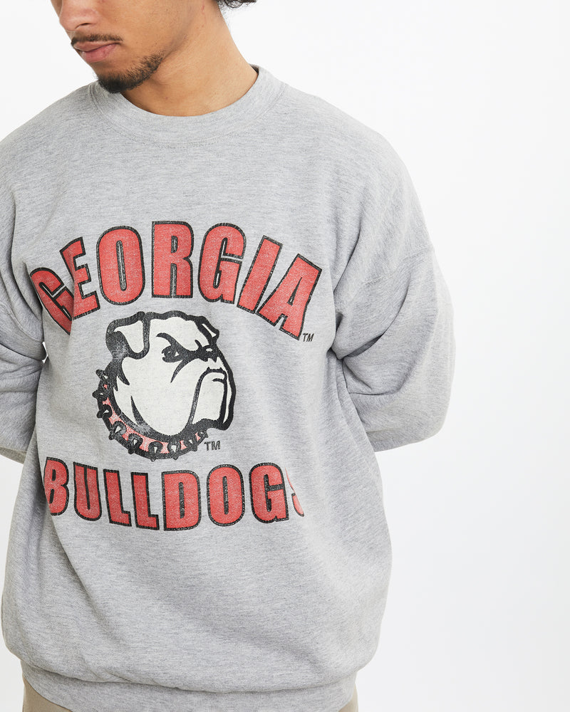 Vintage NCAA Georgia Bulldogs Sweatshirt <br>M , The Real Deal , newtown, sydney, australia, thrift store, opshop, preloved, secondhand, sustainable, retro, antique, 70s, 80s, 90s, 2000s, 00s, fashion, clothing, streetwear, trendy, garment, style, boutique, store, shop, archive, sale, cheap, best, top