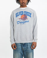 Vintage Silver Creek Dragons Basketball Sweatshirt <br>L