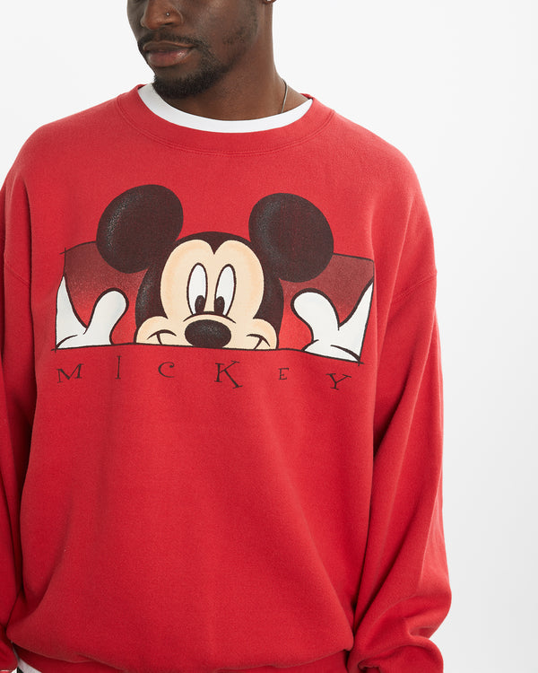 Vintage 90s Disney Mickey Mouse Sweatshirt <br>XL