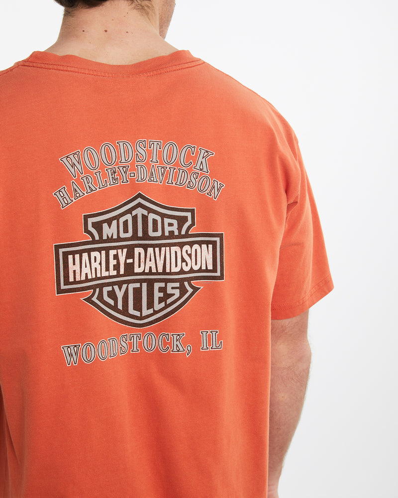 Vintage Harley Davidson Tee <br>XL , The Real Deal , newtown, sydney, australia, thrift store, opshop, preloved, secondhand, sustainable, retro, antique, 70s, 80s, 90s, 2000s, 00s, fashion, clothing, streetwear, trendy, garment, style, boutique, store, shop, archive, sale, cheap, best, top