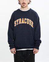 Vintage 90s Syracuse University Sweatshirt <br>L , The Real Deal , newtown, sydney, australia, thrift store, opshop, preloved, secondhand, sustainable, retro, antique, 70s, 80s, 90s, 2000s, 00s, fashion, clothing, streetwear, trendy, garment, style, boutique, store, shop, archive, sale, cheap, best, top