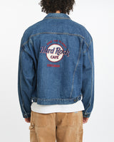 Vintage 90s Hard Rock Cafe Denim Jacket <br>XL