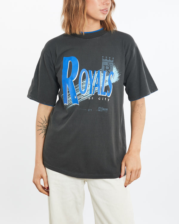 Vintage 1990 MLB Kansas City Royals Tee <br>M , The Real Deal , newtown, sydney, australia, thrift store, opshop, preloved, secondhand, sustainable, retro, antique, 70s, 80s, 90s, 2000s, 00s, fashion, clothing, streetwear, trendy, garment, style, boutique, store, shop, archive, sale, cheap, best, top