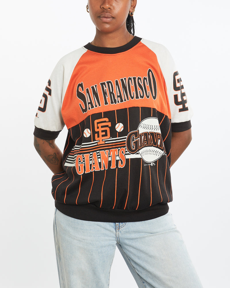 Vintage 1990 MLB San Francisco Giants Jersey Tee <br>M , The Real Deal , newtown, sydney, australia, thrift store, opshop, preloved, secondhand, sustainable, retro, antique, 70s, 80s, 90s, 2000s, 00s, fashion, clothing, streetwear, trendy, garment, style, boutique, store, shop, archive, sale, cheap, best, top