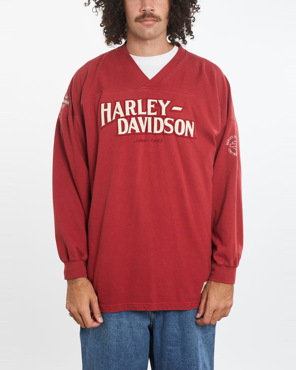 Vintage Harley Davidson Sweatshirt <br>XL , The Real Deal , newtown, sydney, australia, thrift store, opshop, preloved, secondhand, sustainable, retro, antique, 70s, 80s, 90s, 2000s, 00s, fashion, clothing, streetwear, trendy, garment, style, boutique, store, shop, archive, sale, cheap, best, top