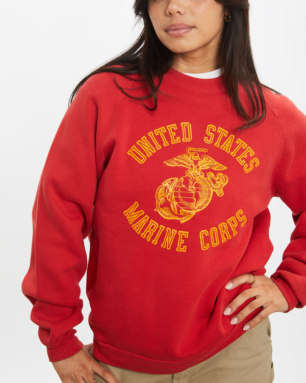 Vintage 80s United States Marine Corps Sweatshirt <br>XS