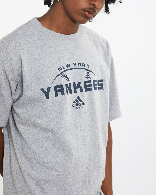 Vintage Adidas MLB New York Yankees Tee <br>L , The Real Deal , newtown, sydney, australia, thrift store, opshop, preloved, secondhand, sustainable, retro, antique, 70s, 80s, 90s, 2000s, 00s, fashion, clothing, streetwear, trendy, garment, style, boutique, store, shop, archive, sale, cheap, best, top