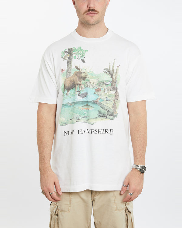 Vintage 1991 New Hampshire Wildlife Tee <br>L