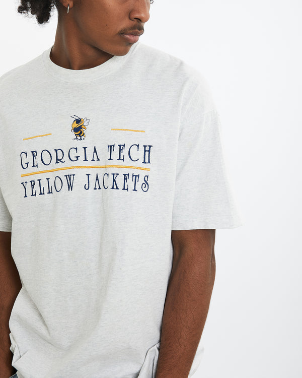 Vintage NCAA Georgia Tech Yellow Jackets Tee <br>L , The Real Deal , newtown, sydney, australia, thrift store, opshop, preloved, secondhand, sustainable, retro, antique, 70s, 80s, 90s, 2000s, 00s, fashion, clothing, streetwear, trendy, garment, style, boutique, store, shop, archive, sale, cheap, best, top