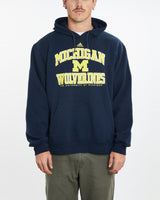 Vintage Adidas NCAA University of Michigan Wolverines Hooded Sweatshirt <br>XL