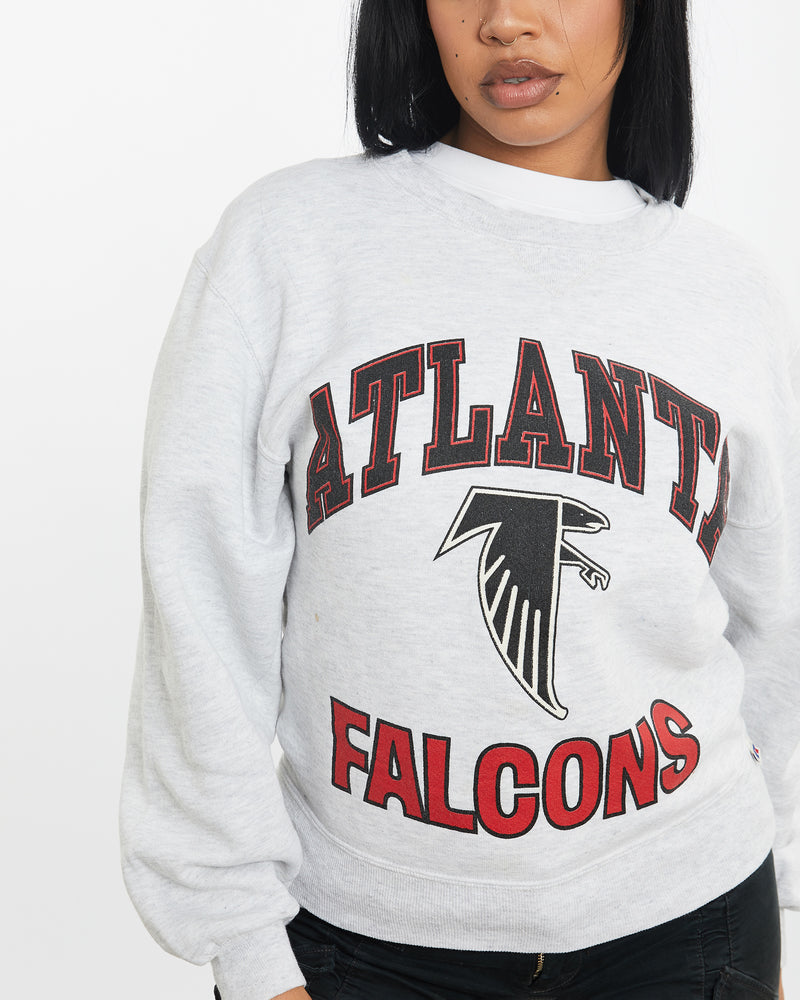 Vintage 90s Russell Athletic NFL Atlanta Falcons Sweatshirt <br>S , The Real Deal , newtown, sydney, australia, thrift store, opshop, preloved, secondhand, sustainable, retro, antique, 70s, 80s, 90s, 2000s, 00s, fashion, clothing, streetwear, trendy, garment, style, boutique, store, shop, archive, sale, cheap, best, top