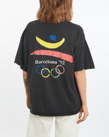 Vintage 1992 Barcelona Olympics Tee <br>L , The Real Deal , newtown, sydney, australia, thrift store, opshop, preloved, secondhand, sustainable, retro, antique, 70s, 80s, 90s, 2000s, 00s, fashion, clothing, streetwear, trendy, garment, style, boutique, store, shop, archive, sale, cheap, best, top