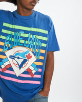 Vintage 1991 MLB Toronto Blue Jays Tee <br>L , The Real Deal , newtown, sydney, australia, thrift store, opshop, preloved, secondhand, sustainable, retro, antique, 70s, 80s, 90s, 2000s, 00s, fashion, clothing, streetwear, trendy, garment, style, boutique, store, shop, archive, sale, cheap, best, top