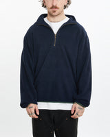 Vintage Nautica Quarter Zip Fleece Sweatshirt <br>L