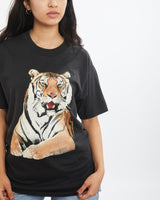 Vintage 80s Tiger Wildlife Tee <br>XS