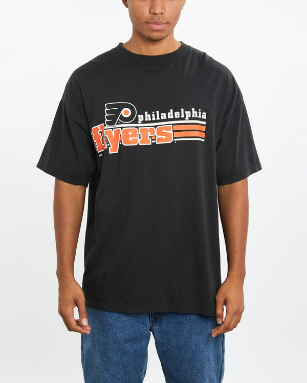 Vintage 90s NHL Philadelphia Flyers Tee <br>XL , The Real Deal , newtown, sydney, australia, thrift store, opshop, preloved, secondhand, sustainable, retro, antique, 70s, 80s, 90s, 2000s, 00s, fashion, clothing, streetwear, trendy, garment, style, boutique, store, shop, archive, sale, cheap, best, top