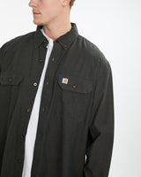 Vintage Carhartt Chambray Button Up Shirt <br>XXL