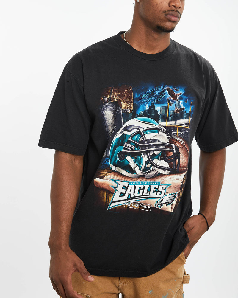 Vintage NFL Philadelphia Eagles Tee <br>XL , The Real Deal , newtown, sydney, australia, thrift store, opshop, preloved, secondhand, sustainable, retro, antique, 70s, 80s, 90s, 2000s, 00s, fashion, clothing, streetwear, trendy, garment, style, boutique, store, shop, archive, sale, cheap, best, top