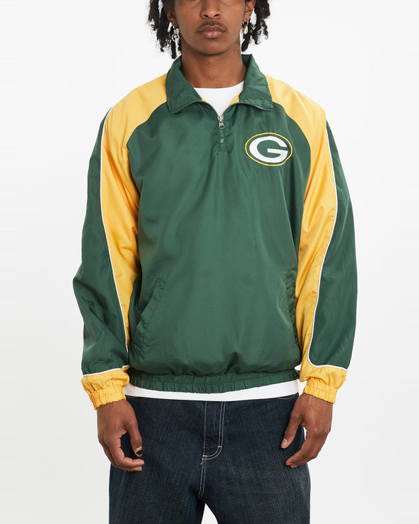 Vintage NFL Green Bay Packers Windbreaker Jacket <br>M , The Real Deal , newtown, sydney, australia, thrift store, opshop, preloved, secondhand, sustainable, retro, antique, 70s, 80s, 90s, 2000s, 00s, fashion, clothing, streetwear, trendy, garment, style, boutique, store, shop, archive, sale, cheap, best, top