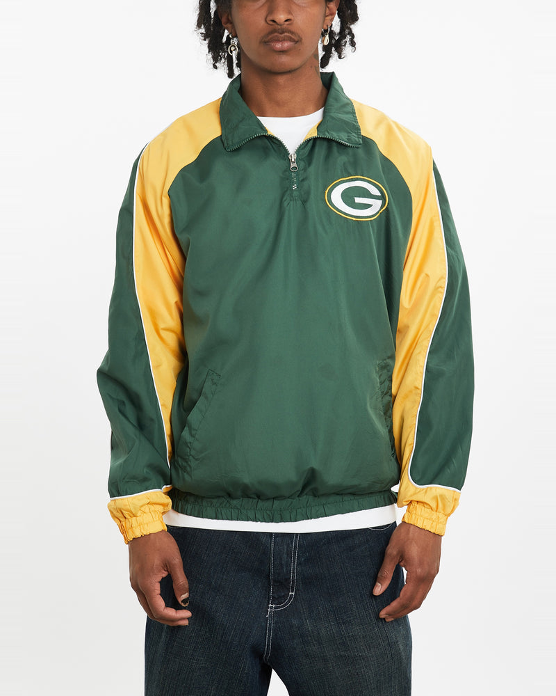 Vintage NFL Green Bay Packers Windbreaker Jacket <br>M , The Real Deal , newtown, sydney, australia, thrift store, opshop, preloved, secondhand, sustainable, retro, antique, 70s, 80s, 90s, 2000s, 00s, fashion, clothing, streetwear, trendy, garment, style, boutique, store, shop, archive, sale, cheap, best, top