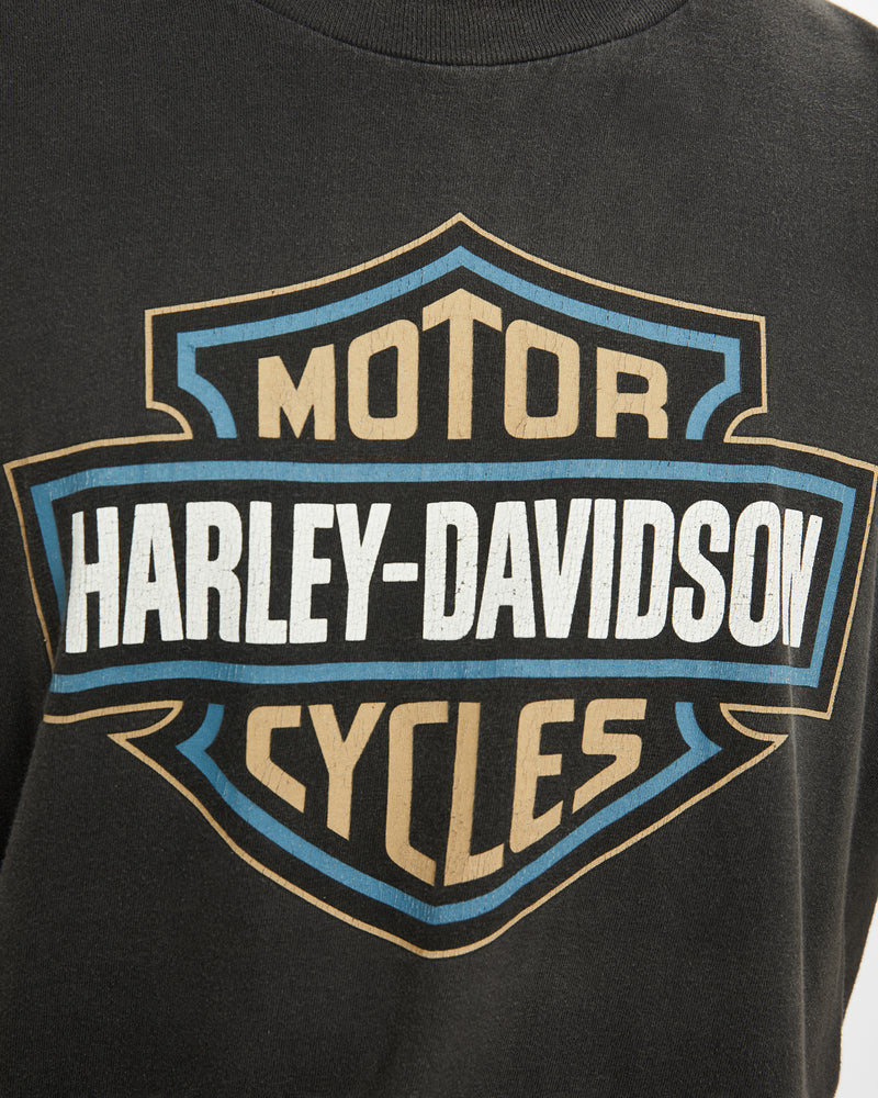 Vintage 90s Harley Davidson Tee <br>L , The Real Deal , newtown, sydney, australia, thrift store, opshop, preloved, secondhand, sustainable, retro, antique, 70s, 80s, 90s, 2000s, 00s, fashion, clothing, streetwear, trendy, garment, style, boutique, store, shop, archive, sale, cheap, best, top