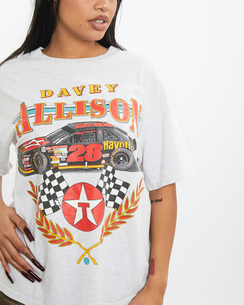 Vintage 1993 Davey Allison Racing Tee <br>S , The Real Deal , newtown, sydney, australia, thrift store, opshop, preloved, secondhand, sustainable, retro, antique, 70s, 80s, 90s, 2000s, 00s, fashion, clothing, streetwear, trendy, garment, style, boutique, store, shop, archive, sale, cheap, best, top