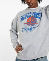 Vintage Silver Creek Dragons Basketball Sweatshirt <br>L