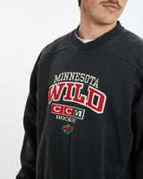 Vintage 90s NHL Minnesota Wild Sweatshirt <br>XL