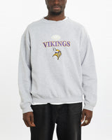 Vintage NFL Minnesota Vikings Sweatshirt <br>L , The Real Deal , newtown, sydney, australia, thrift store, opshop, preloved, secondhand, sustainable, retro, antique, 70s, 80s, 90s, 2000s, 00s, fashion, clothing, streetwear, trendy, garment, style, boutique, store, shop, archive, sale, cheap, best, top