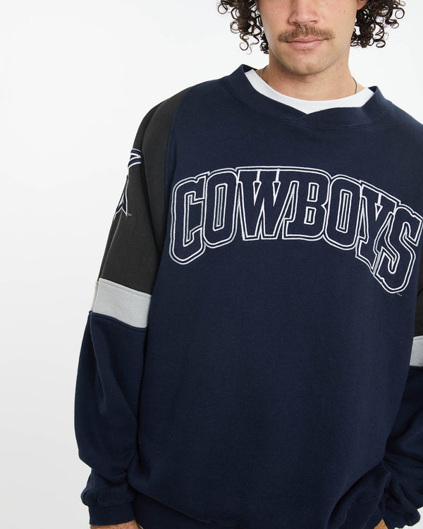 Vintage NFL Dallas Cowboys Sweatshirt <br>XL , The Real Deal , newtown, sydney, australia, thrift store, opshop, preloved, secondhand, sustainable, retro, antique, 70s, 80s, 90s, 2000s, 00s, fashion, clothing, streetwear, trendy, garment, style, boutique, store, shop, archive, sale, cheap, best, top