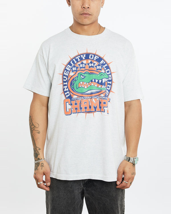 Vintage 1995 NCAA Florida Gators Tee <br>XL , The Real Deal , newtown, sydney, australia, thrift store, opshop, preloved, secondhand, sustainable, retro, antique, 70s, 80s, 90s, 2000s, 00s, fashion, clothing, streetwear, trendy, garment, style, boutique, store, shop, archive, sale, cheap, best, top