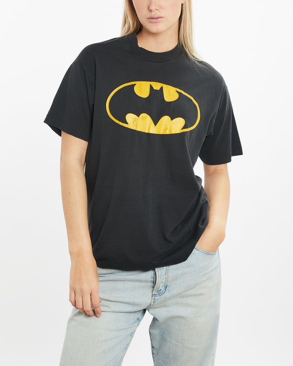 Vintage 80s Batman Movie Tee <br>M , The Real Deal , newtown, sydney, australia, thrift store, opshop, preloved, secondhand, sustainable, retro, antique, 70s, 80s, 90s, 2000s, 00s, fashion, clothing, streetwear, trendy, garment, style, boutique, store, shop, archive, sale, cheap, best, top