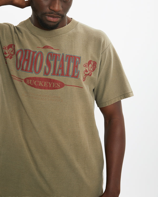 Vintage 90s NCAA Ohio State Buckeyes Tee <br>L , The Real Deal , newtown, sydney, australia, thrift store, opshop, preloved, secondhand, sustainable, retro, antique, 70s, 80s, 90s, 2000s, 00s, fashion, clothing, streetwear, trendy, garment, style, boutique, store, shop, archive, sale, cheap, best, top