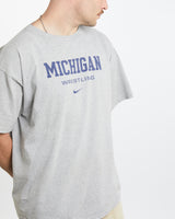 Vintage 90s Nike Michigan Wrestling Tee <br>L