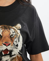 Vintage 80s Tiger Wildlife Tee <br>XS