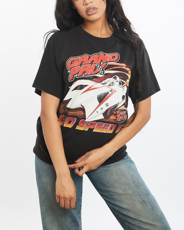 Vintage 90s Speed Racer Movie Tee <br>S , The Real Deal , newtown, sydney, australia, thrift store, opshop, preloved, secondhand, sustainable, retro, antique, 70s, 80s, 90s, 2000s, 00s, fashion, clothing, streetwear, trendy, garment, style, boutique, store, shop, archive, sale, cheap, best, top