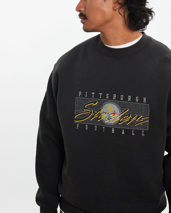 90s NFL Pittsburgh Steelers Sweatshirt <br>M