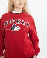 Vintage 90s Mickey Mouse Disneyland Sweatshirt <br>XS , The Real Deal , newtown, sydney, australia, thrift store, opshop, preloved, secondhand, sustainable, retro, antique, 70s, 80s, 90s, 2000s, 00s, fashion, clothing, streetwear, trendy, garment, style, boutique, store, shop, archive, sale, cheap, best, top