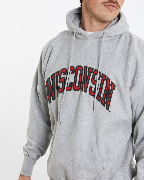 Vintage Wisconsin Hooded Sweatshirt <br>XL