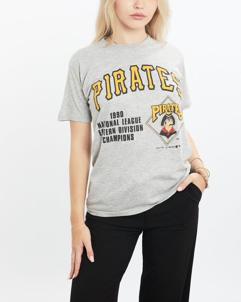 Vintage 1990 MLB Pittsburgh Pirates Tee <br>XS , The Real Deal , newtown, sydney, australia, thrift store, opshop, preloved, secondhand, sustainable, retro, antique, 70s, 80s, 90s, 2000s, 00s, fashion, clothing, streetwear, trendy, garment, style, boutique, store, shop, archive, sale, cheap, best, top