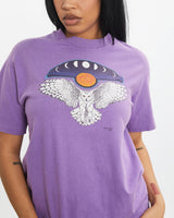 Vintage 80s Owl Wildlife Tee <br>S