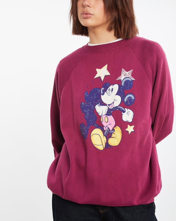 Vintage 80s Disney Mickey Mouse Sweatshirt <br>M , The Real Deal , newtown, sydney, australia, thrift store, opshop, preloved, secondhand, sustainable, retro, antique, 70s, 80s, 90s, 2000s, 00s, fashion, clothing, streetwear, trendy, garment, style, boutique, store, shop, archive, sale, cheap, best, top