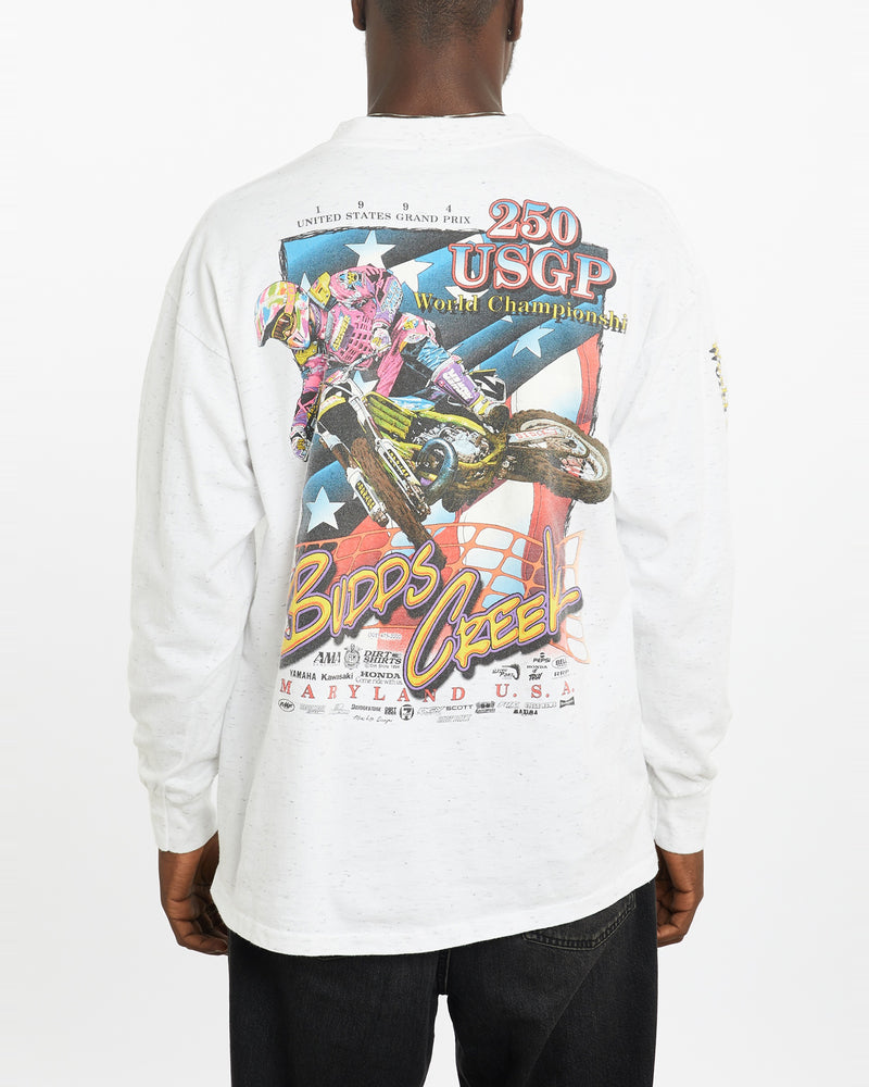 Vintage 1994 World Championship Motocross Long Sleeve Tee <br>L