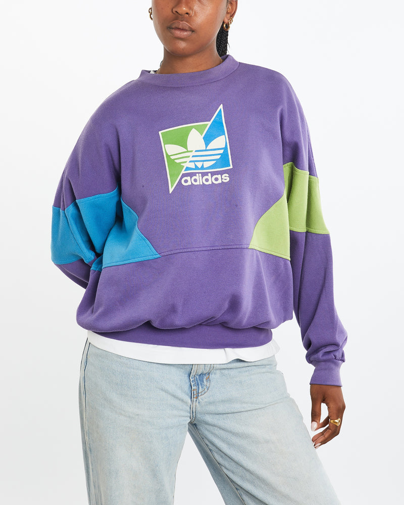 Vintage 80s Adidas Sweatshirt <br>M , The Real Deal , newtown, sydney, australia, thrift store, opshop, preloved, secondhand, sustainable, retro, antique, 70s, 80s, 90s, 2000s, 00s, fashion, clothing, streetwear, trendy, garment, style, boutique, store, shop, archive, sale, cheap, best, top