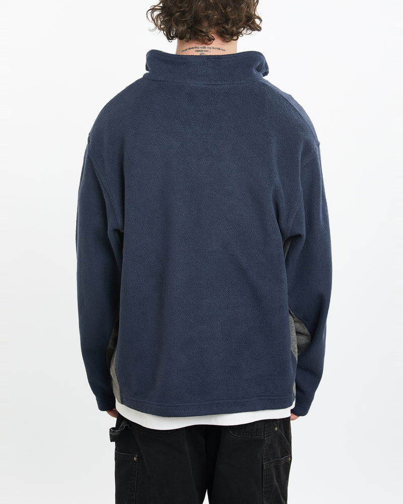 Vintage Nautica Jeans Co. Quarter Zip Fleece Sweatshirt <br>L