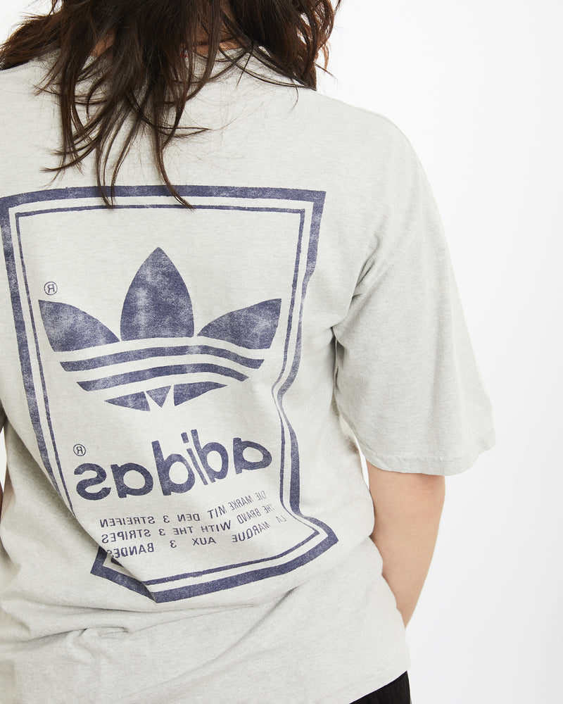 Vintage 90s Adidas Tee <br>M , The Real Deal , newtown, sydney, australia, thrift store, opshop, preloved, secondhand, sustainable, retro, antique, 70s, 80s, 90s, 2000s, 00s, fashion, clothing, streetwear, trendy, garment, style, boutique, store, shop, archive, sale, cheap, best, top