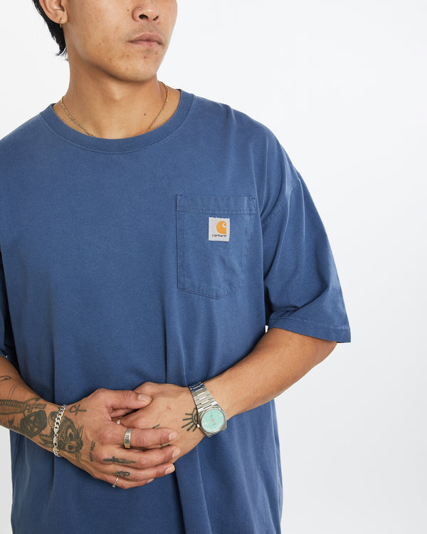 Vintage 90s Carhartt Pocket Tee <br>XL , The Real Deal , newtown, sydney, australia, thrift store, opshop, preloved, secondhand, sustainable, retro, antique, 70s, 80s, 90s, 2000s, 00s, fashion, clothing, streetwear, trendy, garment, style, boutique, store, shop, archive, sale, cheap, best, top