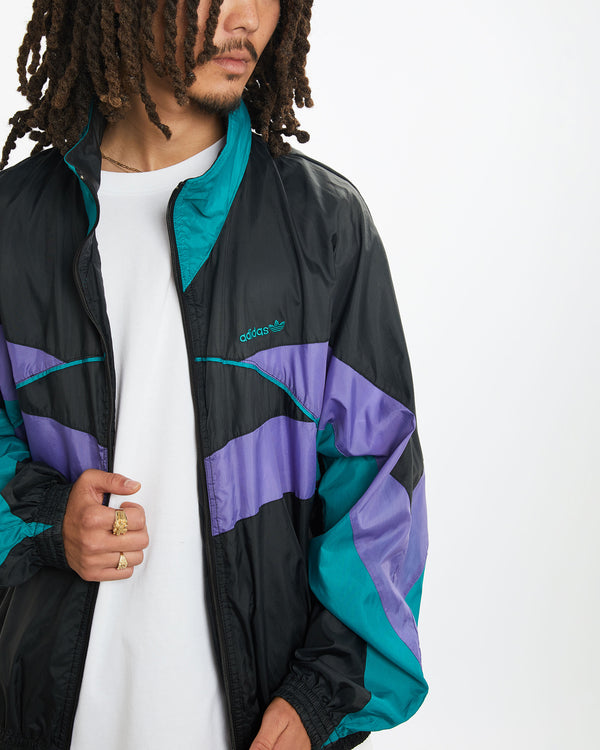 Vintage 80s Adidas Windbreaker Jacket <br>L