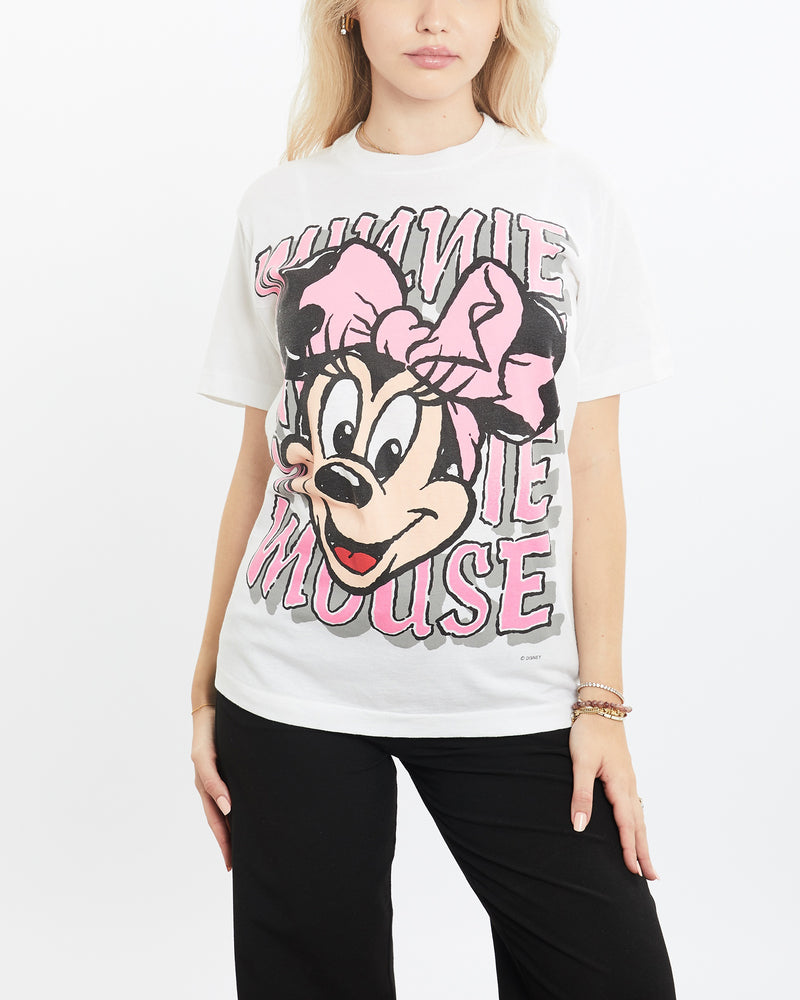 Vintage 90s Disney Minnie Mouse Tee <br>XS , The Real Deal , newtown, sydney, australia, thrift store, opshop, preloved, secondhand, sustainable, retro, antique, 70s, 80s, 90s, 2000s, 00s, fashion, clothing, streetwear, trendy, garment, style, boutique, store, shop, archive, sale, cheap, best, top